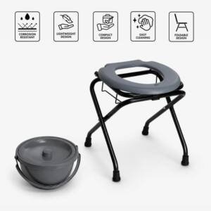 CHAISE GARDE ROBE SANS DOS AVEC POT