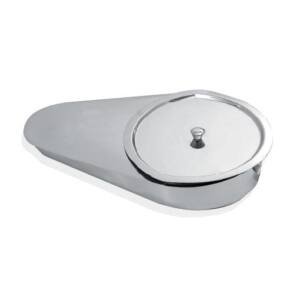 BASSIN DE LIT EN INOX AVEC COUVERCLE