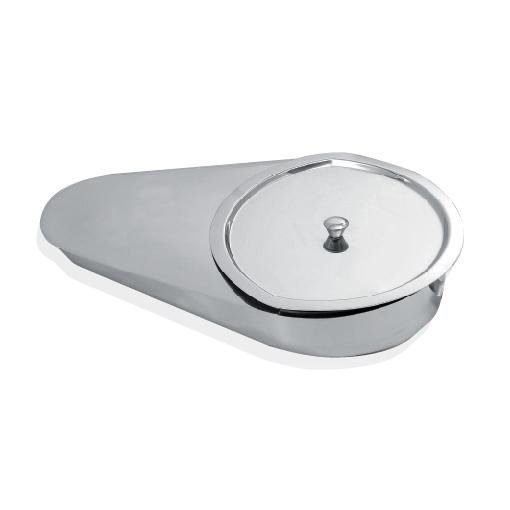 BASSIN DE LIT EN INOX AVEC COUVERCLE