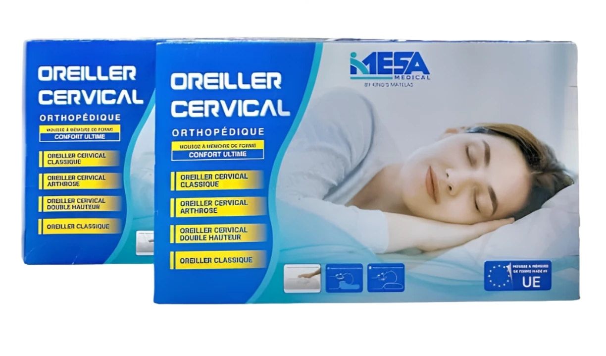 OREILLER CERVICAL DOUBLE HAUTEUR COUSSIN IMESA